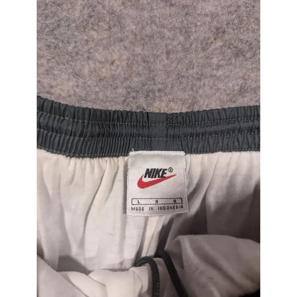 Vintage Nike Men's Windbreaker Sweatpants Teal Green Retro Lined large
